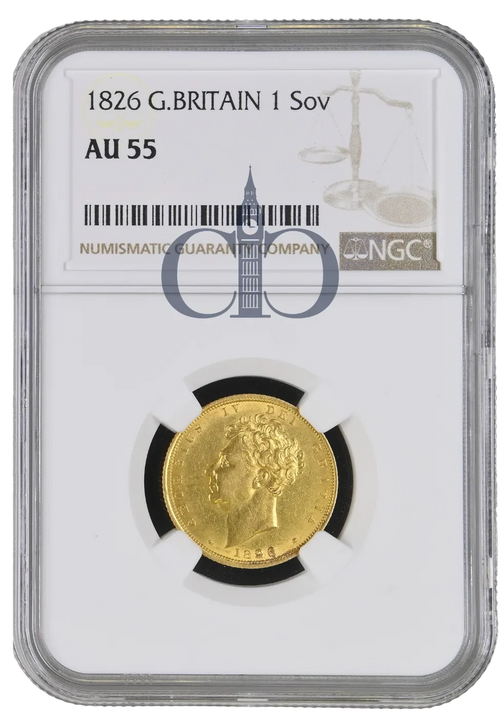 1826 Full Sovereign reverse